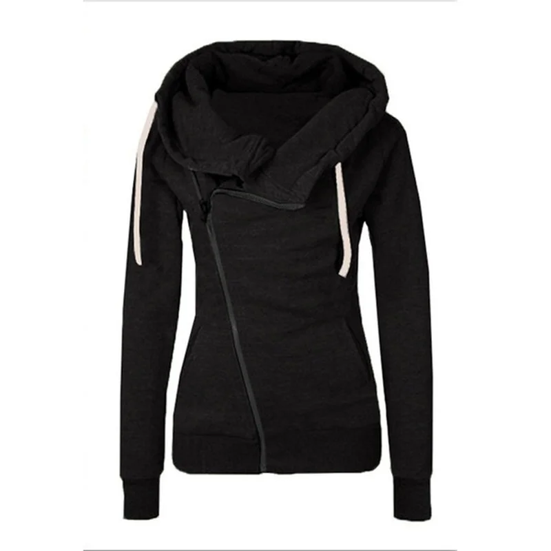 Женская толстовка с капюшоном ZOGAA розовая Повседневная Удобная уличная одежда 5