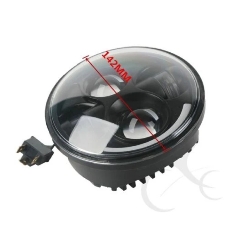 Мотоцикл 5 75 &quot5 3/4&quot светодиодный фар Hi Lo луч сборки лампы проектора для Harley 2008 2011
