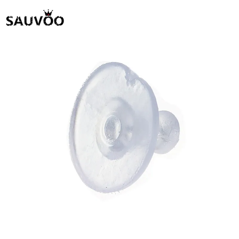 

100pcs/lot Earrings Rubber Earring Back Silicone Round Ear Plug Blocked Caps Earrings Back Stoppers Supplies for jewelry DIY Ear