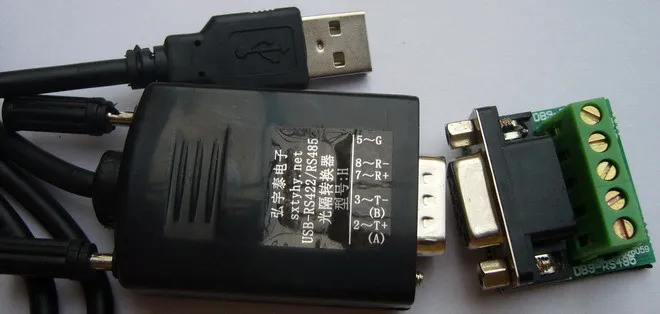 Оптический изолированный адаптер преобразователя USB 2 0 в DB9 RS485 RS422 защита от