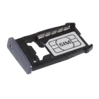 Держатель лотка для SIM-карты для Motorola Nexus 6 XT1100 XT1103 серебристогосинего цвета