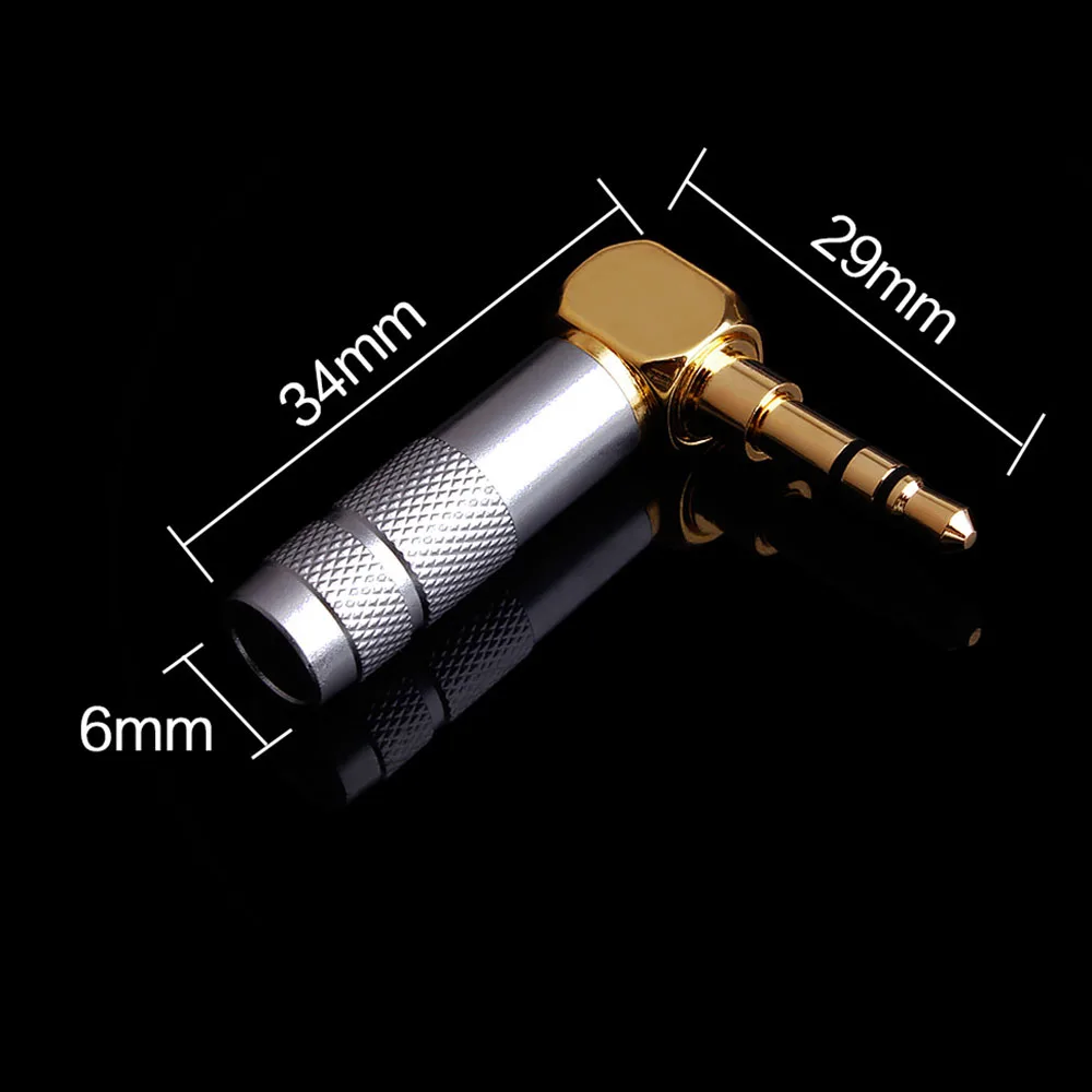 FDBRO 1 шт. для DIY стерео гарнитура наушники ремонта 3 5 мм штекер аудио разъем