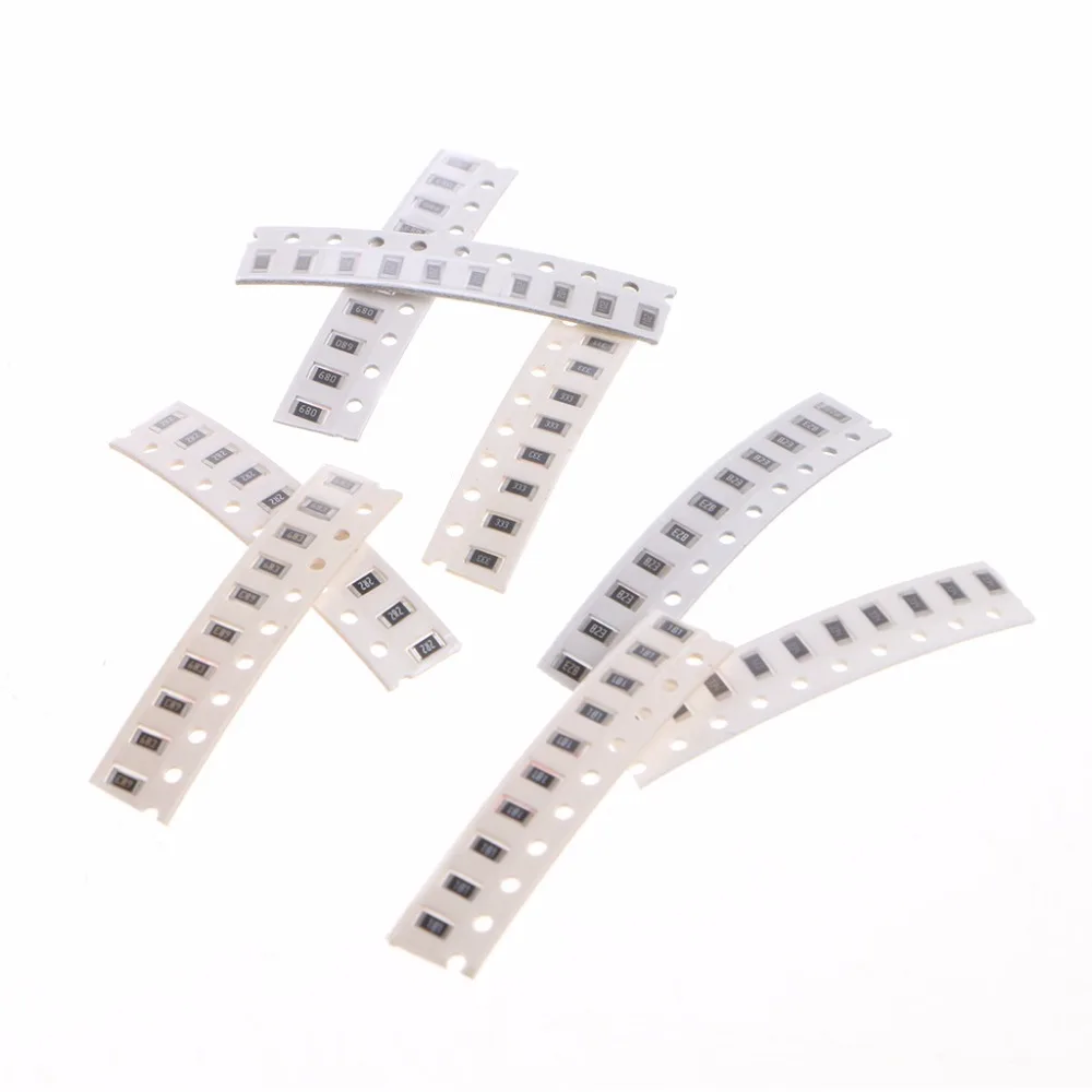 640 Pcs DIY 1206 SMD 64 Values 1ohm~10Mohm Resistors Assortment Kits 5% Whosale&Dropship|Запасные части| |