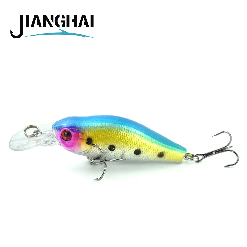 JIANGHAI crankbaits рыболовная приманка 70 мм 8 г искусственная жесткая кривошипная