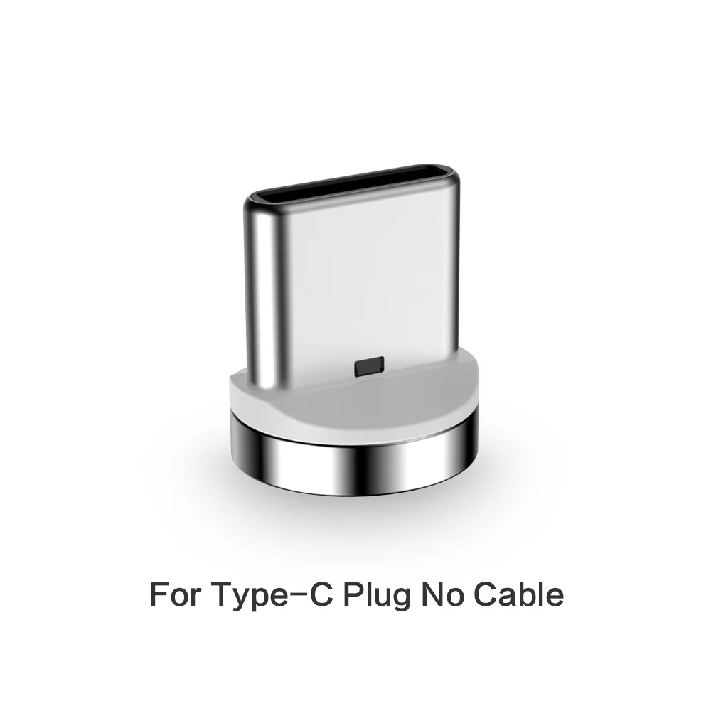 For Type C Plug FLOVEME магнитное зарядное устройство Micro Usb кабель для iphone Usb type C Быстрая Зарядка адаптер магнит зарядное устройство провод для samsung Xiaomi шнур - Цвет: For Type C Plug