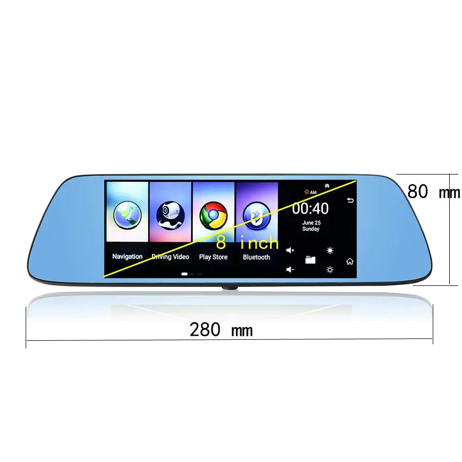 Udricare 8 дюймов 4 г sim-карты Bluetooth телефон Android WiFi gps навигации Full HD 1080 P Двойной
