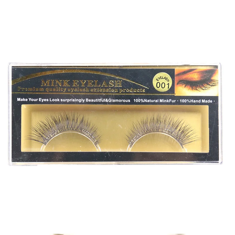 Ресницы норковые ресницы натуральные драматические 1 пара ресница ручной работы