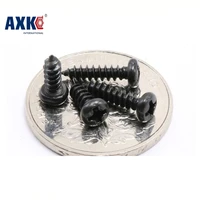 screws electronic phillips wood 1000pcs m1 23456 1 2mm black head self tapping carbon steel pan above lot 1000