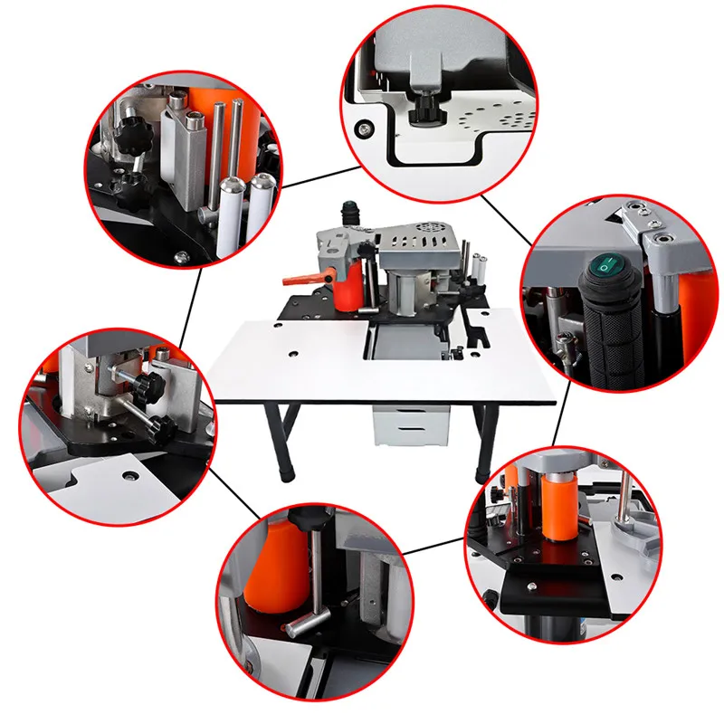 Портативный Кромкооблицовочный станок деревообрабатывающий из дерева ПВХ