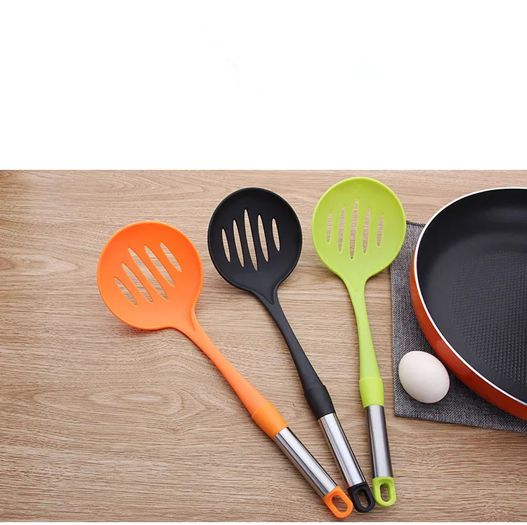 1 шт. 35 см кухонные лопаты сито для овощей Совок нейлоновая ложка большой дуршлаг