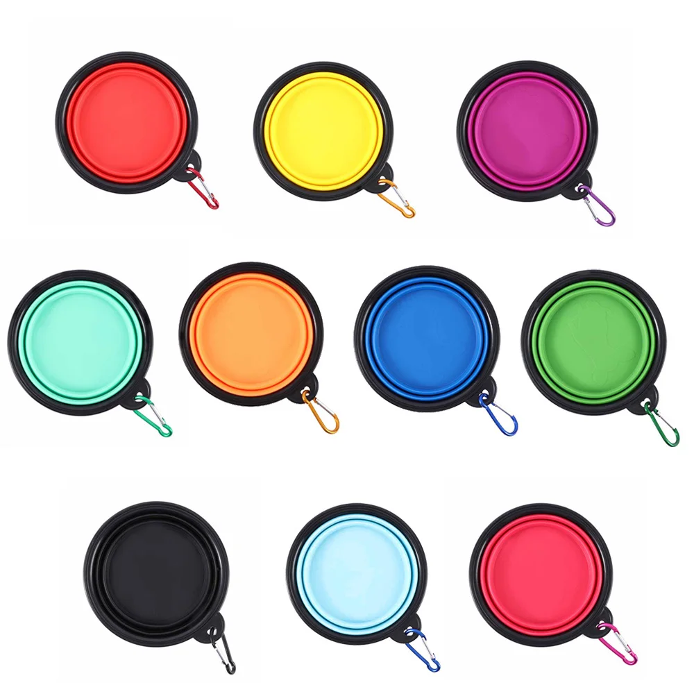 1 шт. складная силиконовая миска для собак|Кормление собаки| |