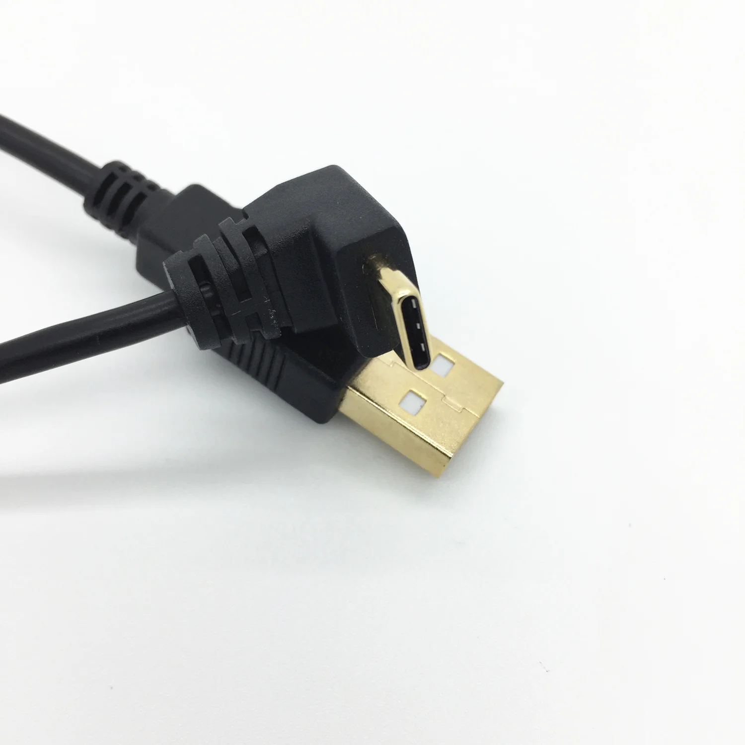 Кабель USB 2 0 A папа 90 градусов с углом наклона Type c для HUAWEI P20 PRO MATE 10 NOVA PLUS|Кабели