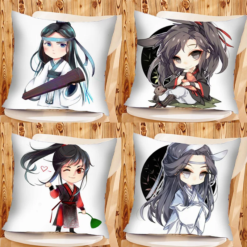 Mo Dao Zu Shi Подушка заполненная PP на заказ Wei WuXian Lan WangJi Grandmaster of Demonic коллекция для