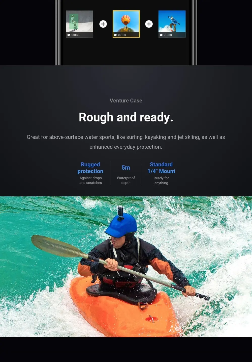 Insta360 ONE X Экшн-камера VR 360 панорамная камера для IPhone и Android 5,7 K видео с венчурным чехол с батареей