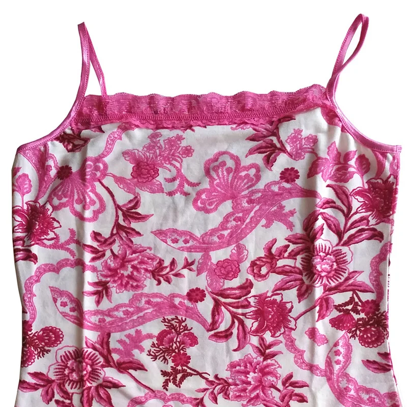 Летняя женская блузка с цветочным принтом Женская Повседневная без рукавов|tank tops