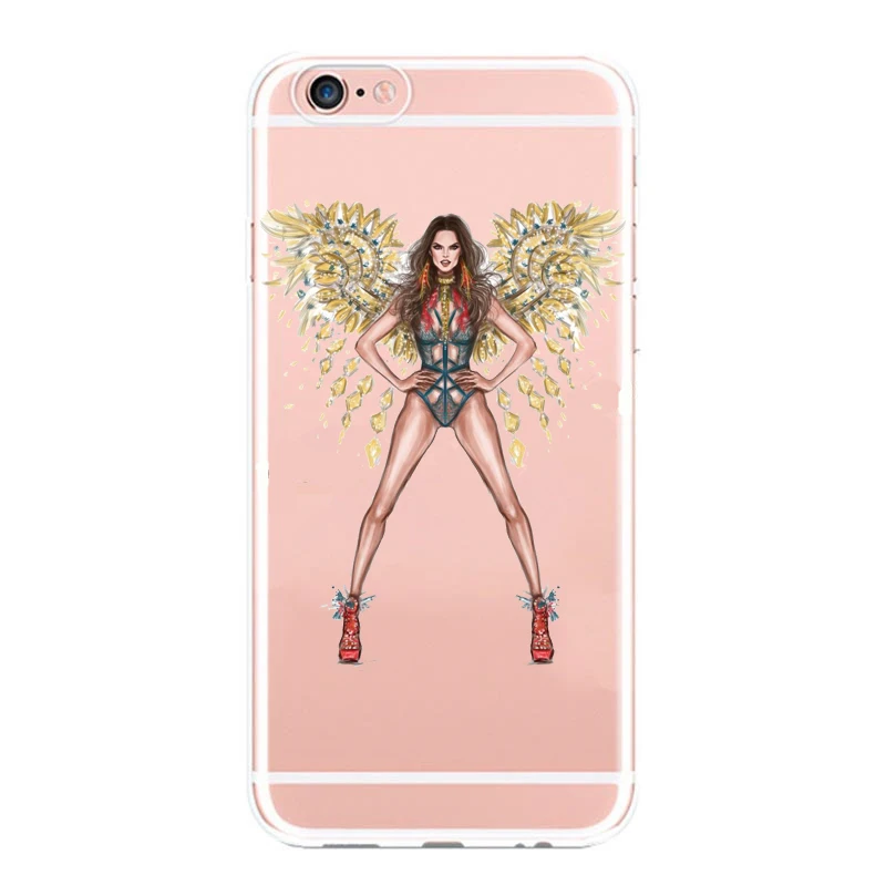 Одежда Бикини Топ сексуальная модель девушка чехол для iphone X 8Plus 7 7Plus 6S 6Plus 5S SE