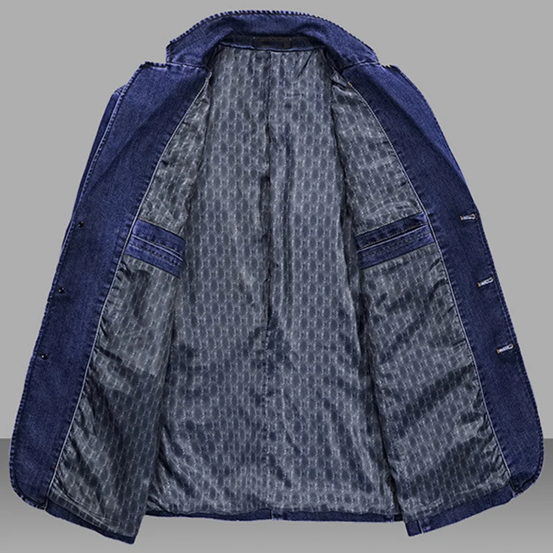 В европейском и американском стиле для мужчин джинсовая куртка XXXXL высокое