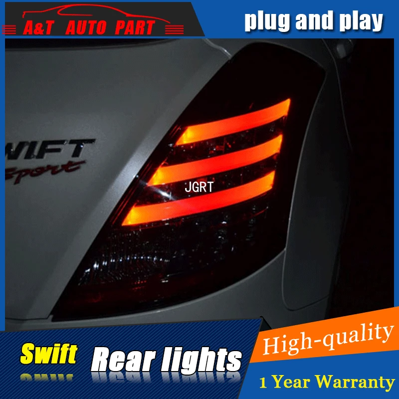 Автостайлинг аксессуары для Suzuki Swift задние фонари светодиодные 2005 2016 DRL + стоп
