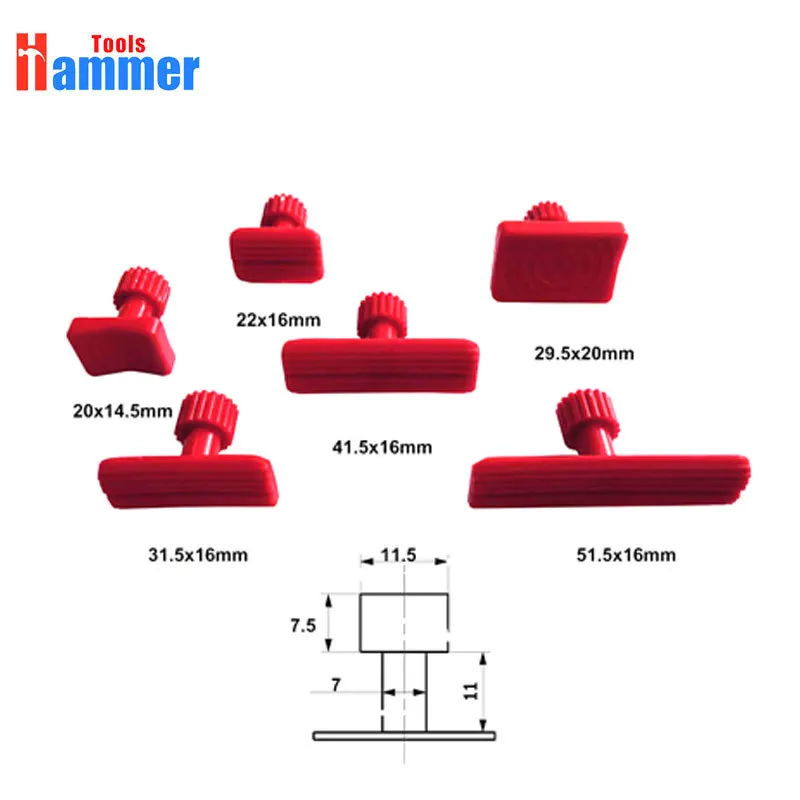 Hammer Tools High Quality Glue Tabs For Paintless Dent Removal | Инструменты