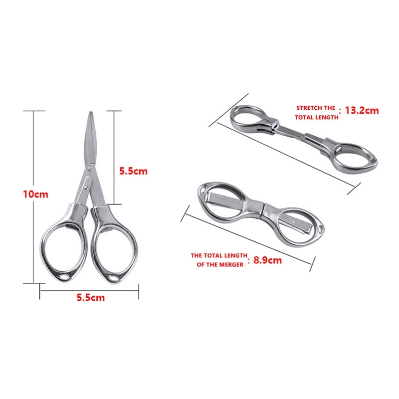 Горячие портативные складные рыболовные ножницы мини из нержавеющей стали