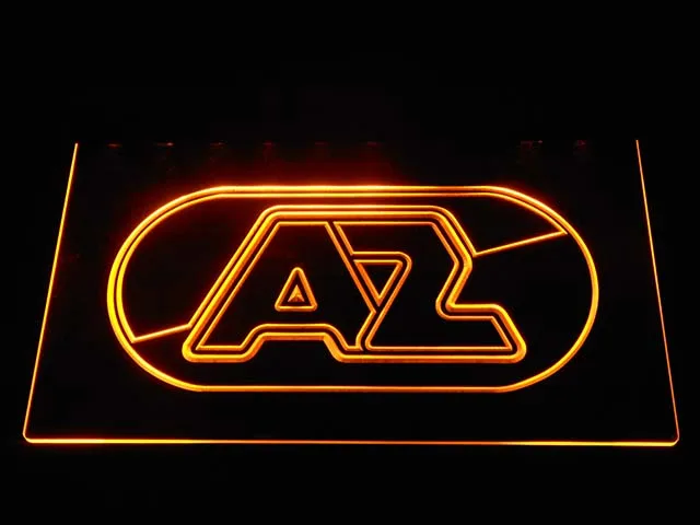 B1010 20 + цвета 5 размеров AZ Alkmaar Zaanstreek Эредивизи футбол светодиодный неоновый