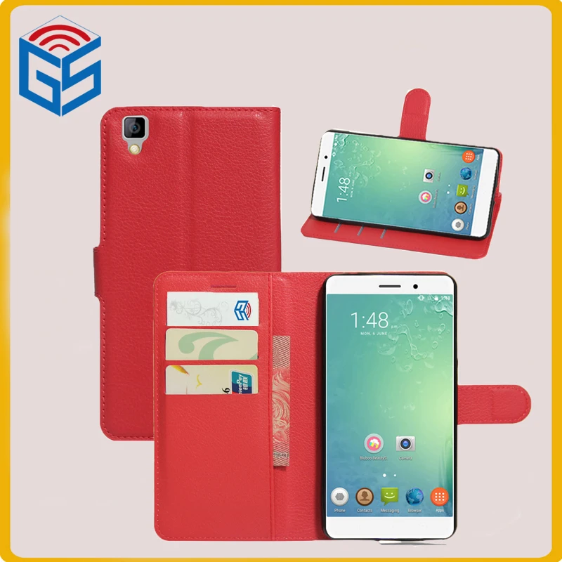 Бесплатная доставка Роскошный кожаный чехол бумажник откидная крышка для bluboo