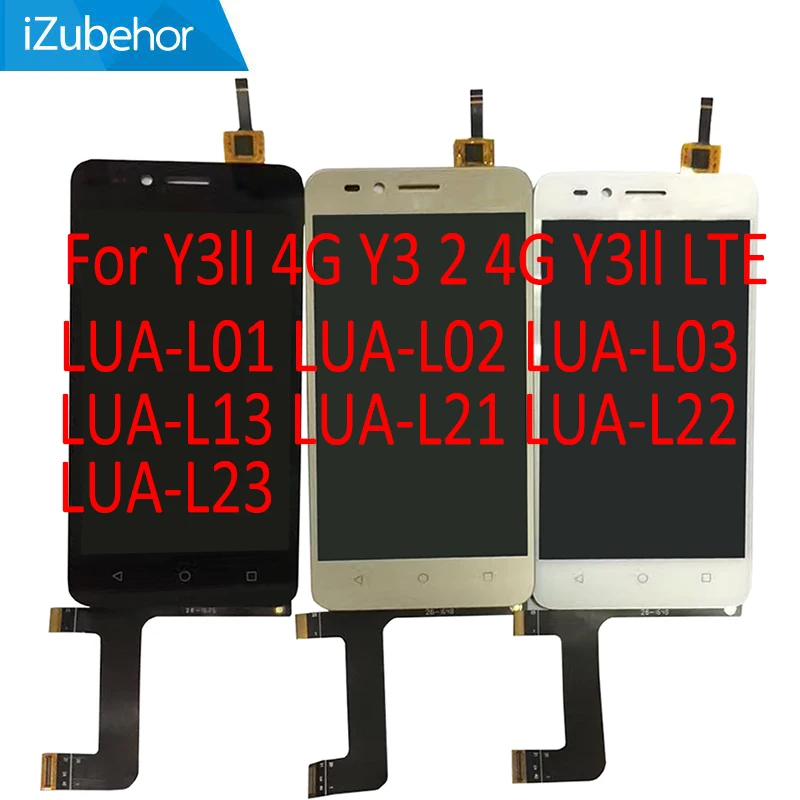 4 5 &quotНовый 100% протестированный экран дисплея для Huawei Y3 ll 2 LCD + дигитайзер