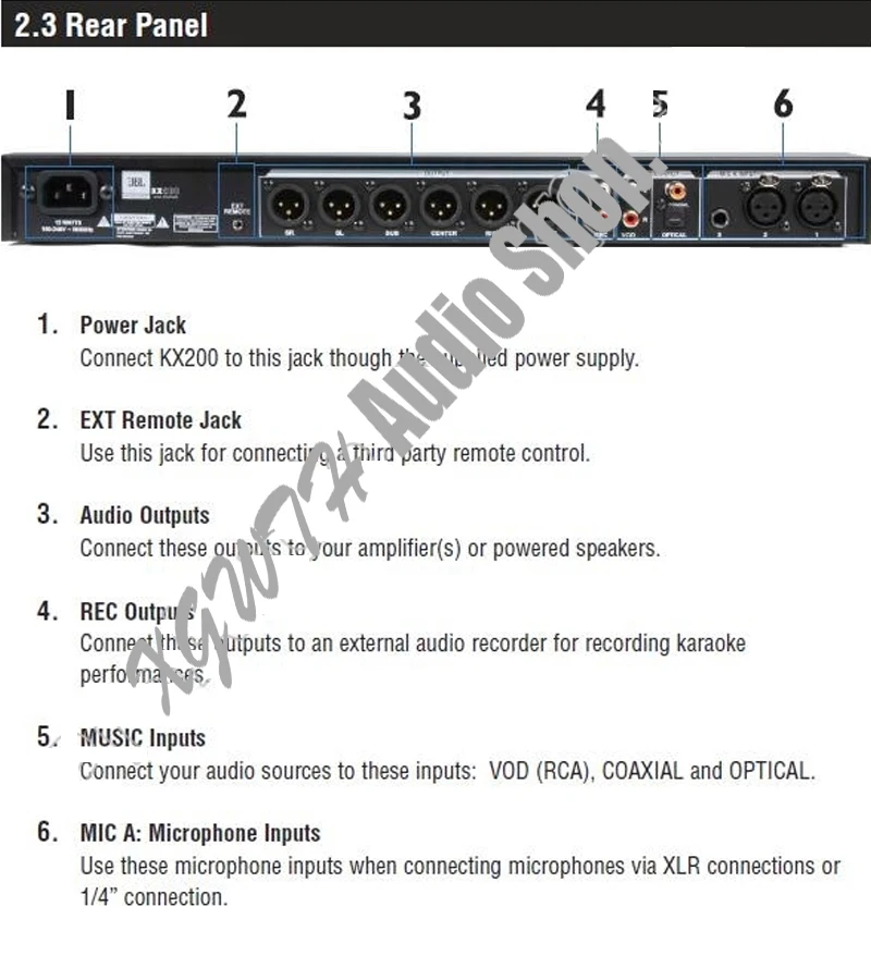 Pro KX-200 караоке микрофон цифровой процессор эффектов системы звук контроллер оборудования эффекторных с программным обеспечением к ПК