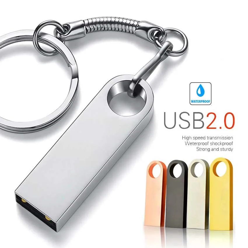 Флеш накопитель 64 ГБ Cle флеш диск Usb 2 0 128 16 8 32 карта памяти металлическая память