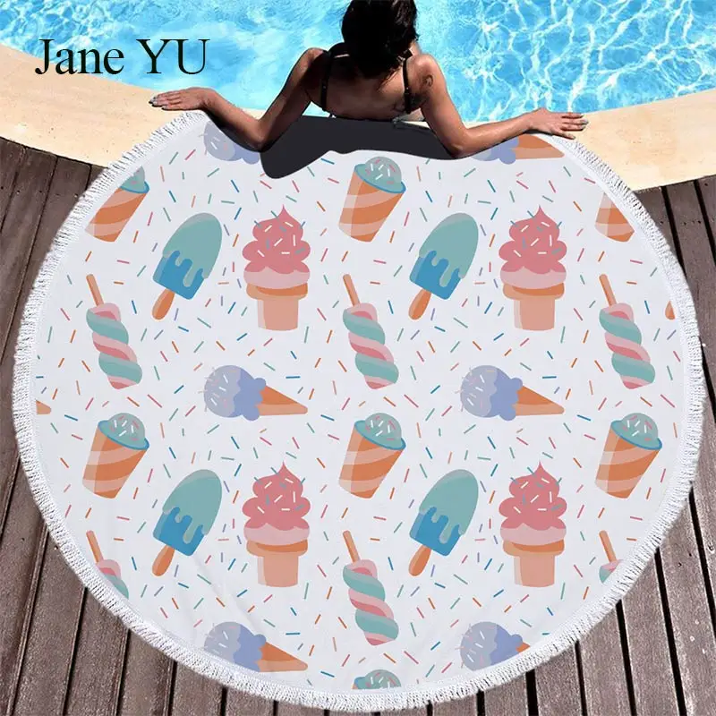 Коврик для пикника JaneYU macaron геометрический гобелен с кисточками пляжное