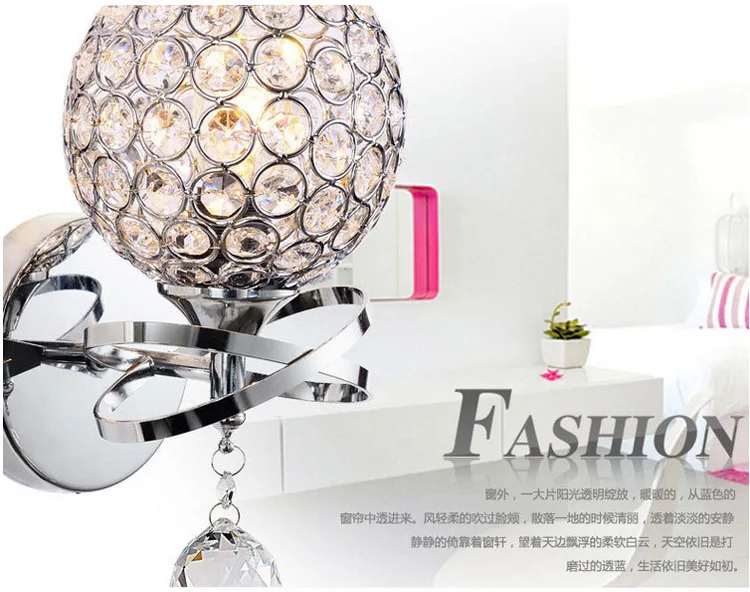 modern molecule LOFT wall sconce bean glass ball light LED round Foyer bedroom bedside corridor lamp | Лампы и освещение