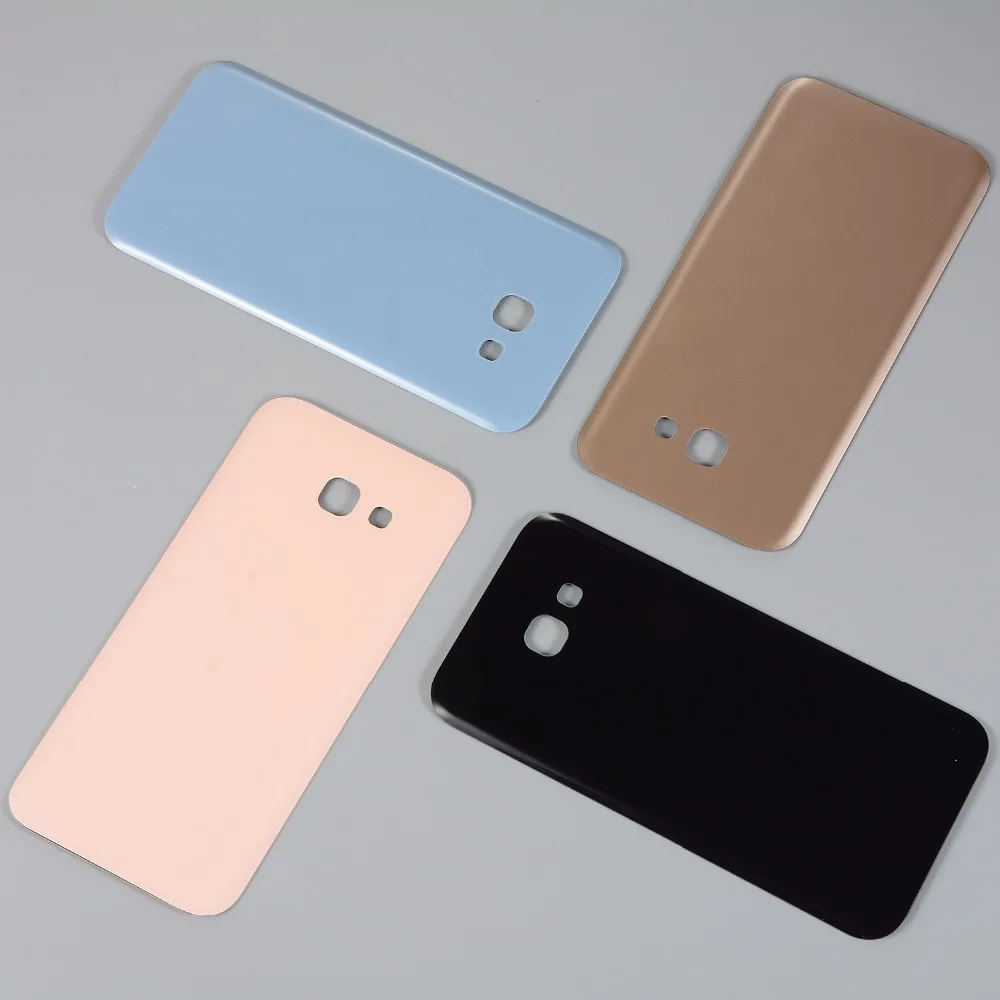 10 шт. задняя крышка для Samsung Galaxy A3 A5 A7 2017 корпус стеклянный чехол A320 A520 A720