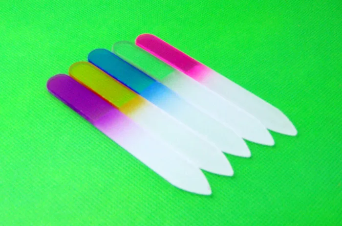 10 шт. стеклянные пилочки для ногтей 3 5 дюйма|glass nail file|nail filenail file buffer |