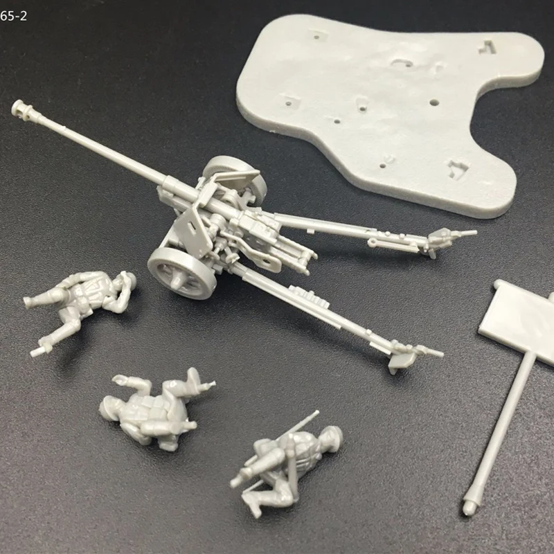 Новинка 1:72PAk40 противотанковый пистолет стереоскопическая сборка модель Военная