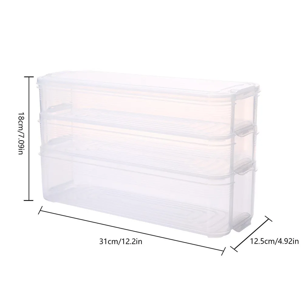 Многоразовый кухонный холодильник для хранения сбора холодильник пищевой контейнер для хранения фруктов прозрачный ящик для хранения Чехол