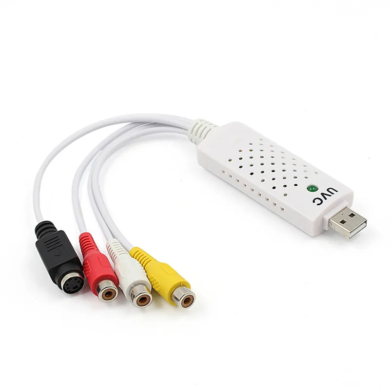 1 шт. портативный USB 2 0 Easycap Аудио Видео Захват карты адаптер VHS на DVD видео для