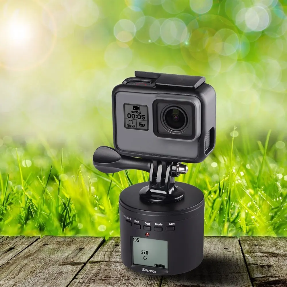 Стабилизатор Suptig с поворотом на 360 градусов + адаптер для штатива Gopro Hero2018 hero6 5 4 3