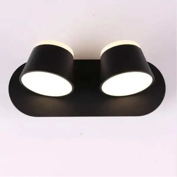 

Modern Led Indoor Room Wall Lamps 3 Heads Dimmable Brightness Bedside Reading Light Fixture Luminaire Metal Rotate Lighting Deco
