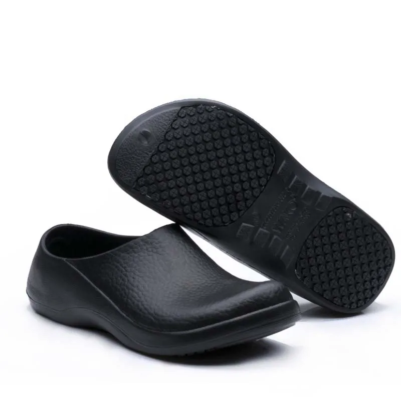 Ryamag New Men's Chef Kitchen Working Slippers Clogs Men Garden Shoes Summer Breathable Beach Flat With Mules EVA | Обувь