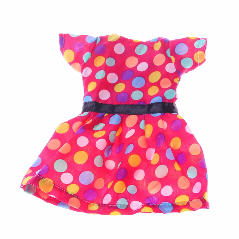 Luckdoll 12 стилей кукольная одежда выбрать(изящное платье и довольно костюм) подходит для 14,5 дюймов Wellie благожелателей куклы, одежда Стенд 10 шт./упак