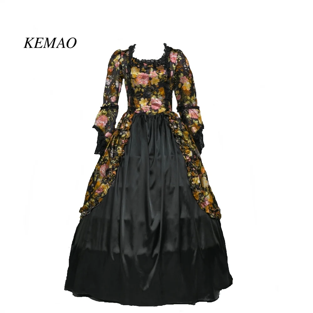 

KEMAO Викторианский Готический викторианский костюм вампира для Хэллоуина