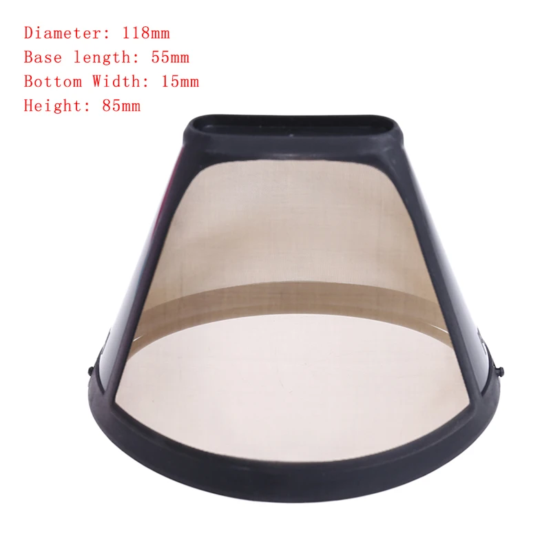 

Reusable Coffee Filter 10-12 Cup Cone-Style Maker Machine Gold Mesh Handle Tool Mar28