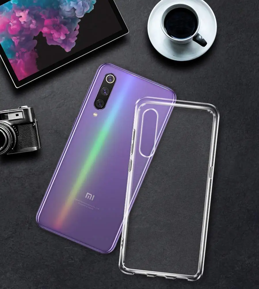 Мягкий ТПУ чехол для Xiaomi mi 9/mi 9 SE прозрачная задняя крышка прозрачные чехлы для телефона камера защитная mi 9 глобальная версия mi 9SE