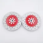 DIATOOL, 2 шт., 5-дюймовый двусторонний алмазный диск для вакуумной пайки и шлифования с резьбой M14, высшее качество