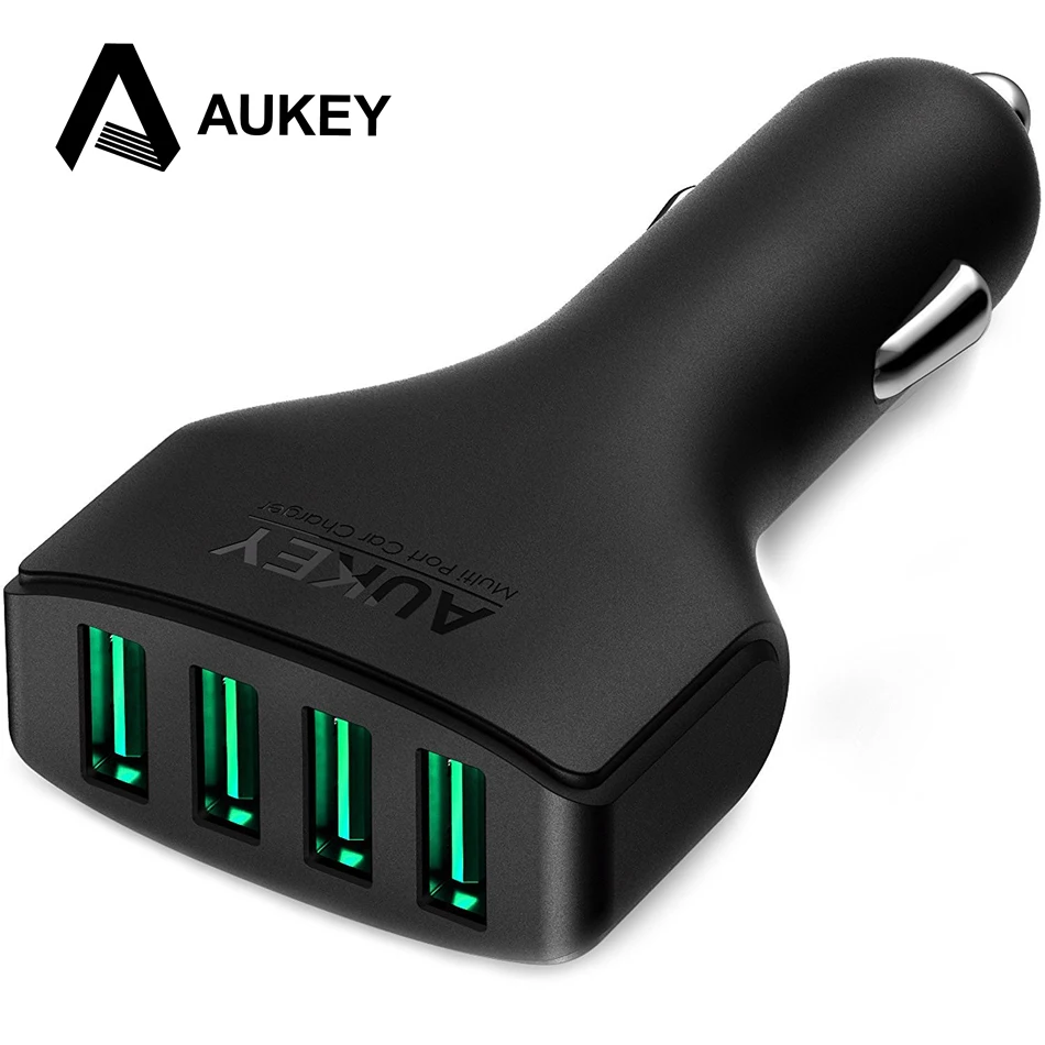 Usb Автомобильное телефон Зарядное устройство AUKEY Универсальный 9.6A 4 Порты