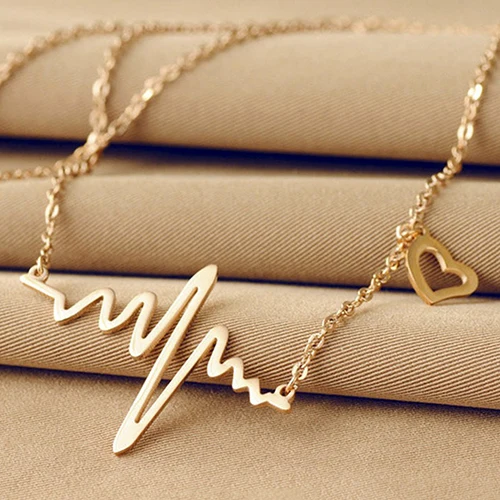 Новинка Женская Heart Beat Подвеска Сеть колье воротник нагрудник ювелирные изделия