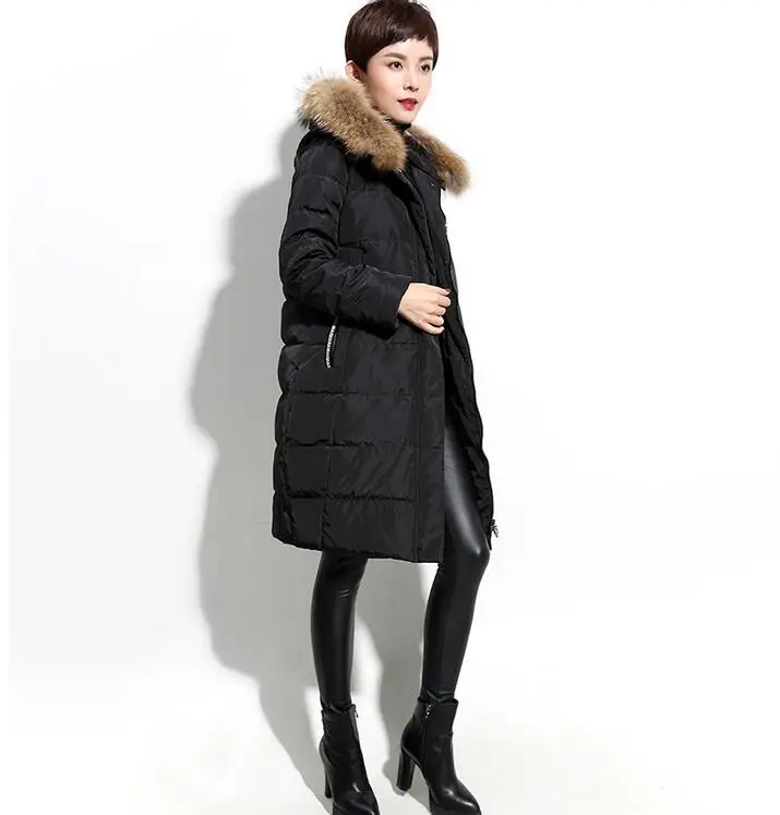 Женское зимнее пальто с капюшоном и меховой отделкой|coat hooded|coat downcoats coats |