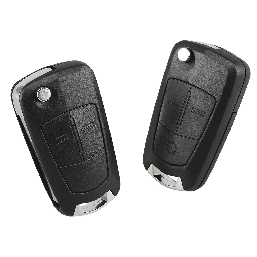 KEYYOU 2 кнопки флип складной чехол для ключей FOB Vauxhall Opel Corsa Astra Vectra Signum Автомобильный