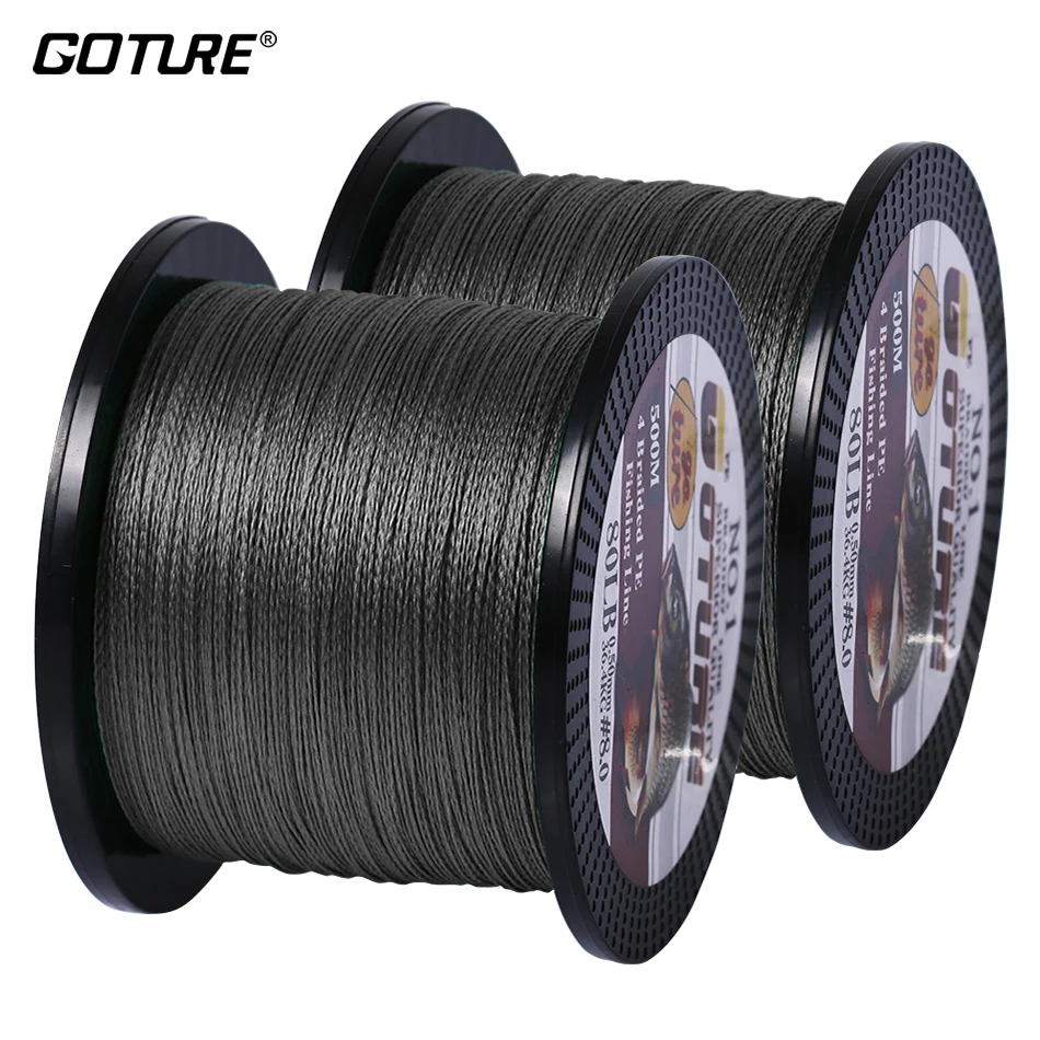 

Goture 2PCS 500M PE Braided Fishing Line Multifilament Lines Cord For Carp Fishing 6-80 LB Sea Fishing Accessories pesca