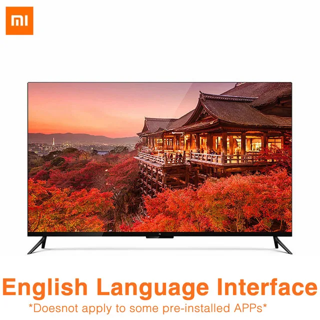 Смарт телевизор Xiaomi TV 4 55 дюймов 4K ультратонкий с настенным креплением и